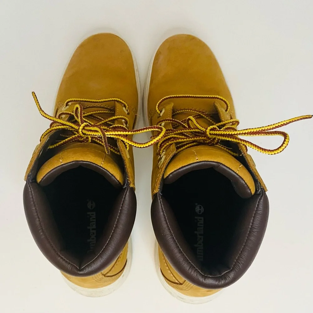 Timberland Women's Tan High-Top Sneakers - Picture 7 of 9